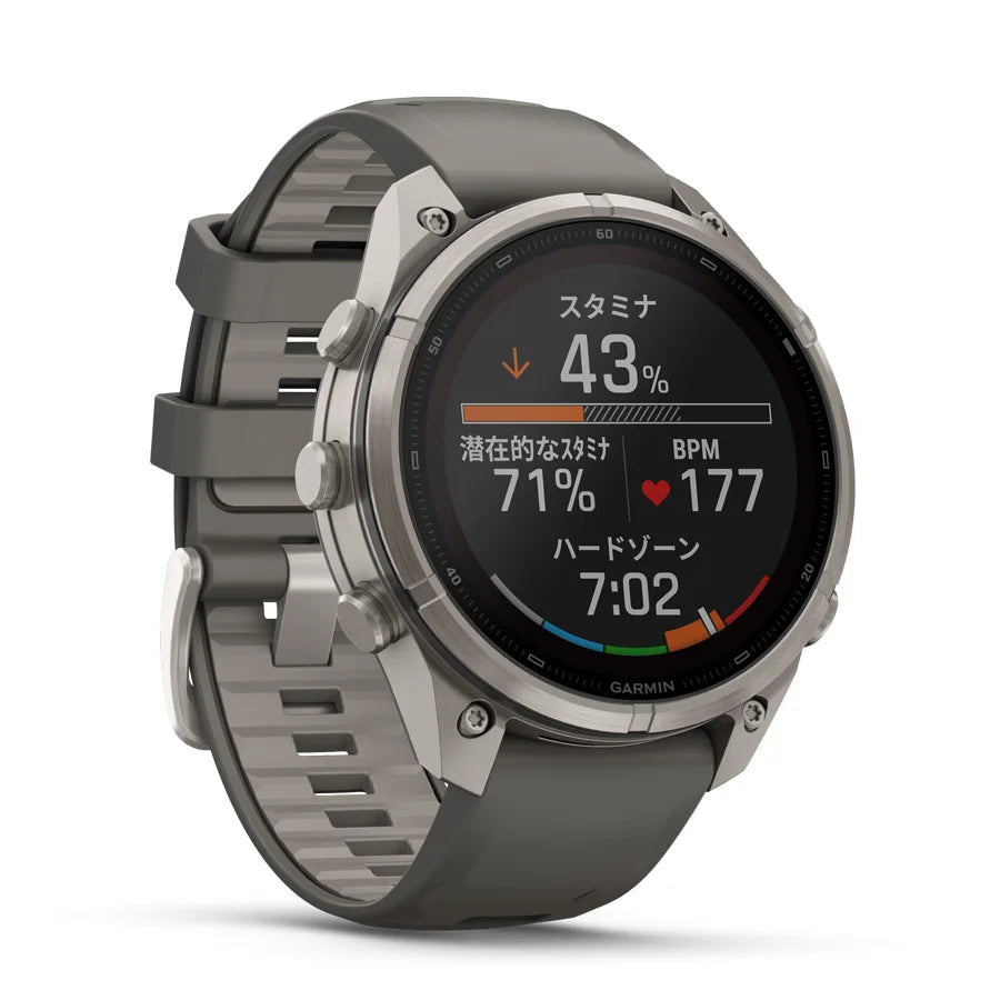 fēnix 9 Pro Sapphire Dual Power 47mm Ti / Pebble Gray