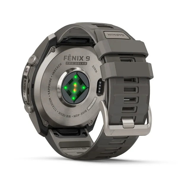 fēnix 9 Pro inReach Sapphire Dual Power 51mm Ti / Pebble Gray