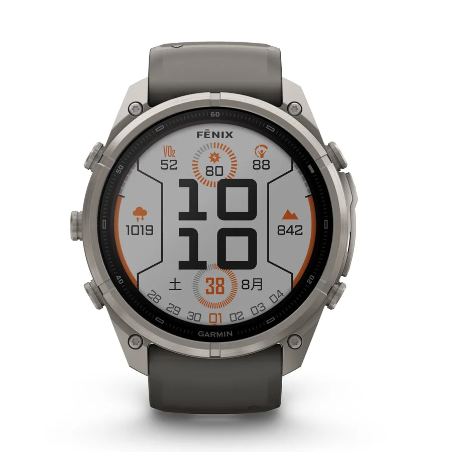 fēnix 9 Pro Sapphire Dual Power 51mm Ti / Pebble Gray - 010-04339