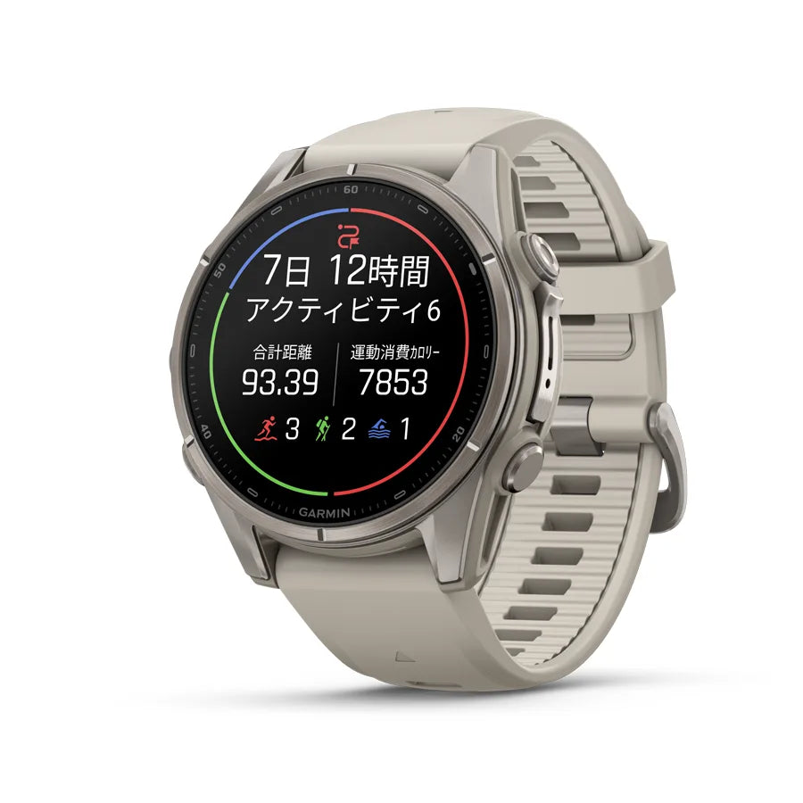 fēnix 9 Sapphire AMOLED 43mm Ti / Fog Gray