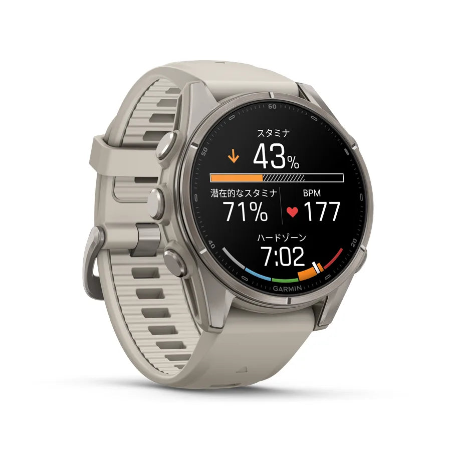 fēnix 9 Sapphire AMOLED 43mm Ti / Fog Gray