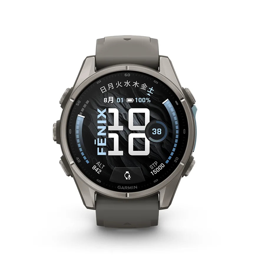 fēnix 9 Sapphire AMOLED 43mm Ti / Pebble Gray - 010-04761-14