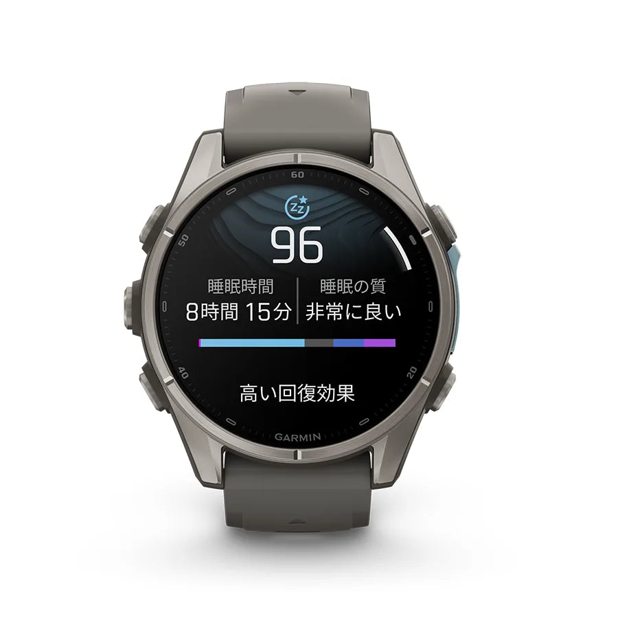 fēnix 9 Sapphire AMOLED 43mm Ti / Pebble Gray