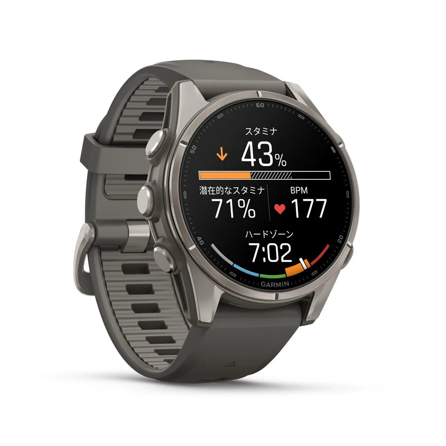 fēnix 9 Sapphire AMOLED 43mm Ti / Pebble Gray