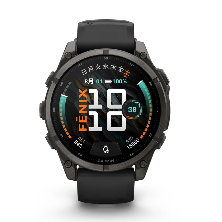 fēnix 9 Sapphire AMOLED 47mm DLC Ti / Black