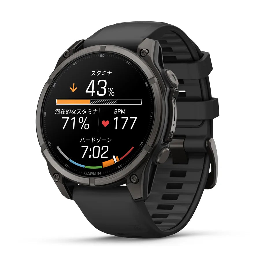 fēnix 9 Sapphire AMOLED 47mm DLC Ti / Black
