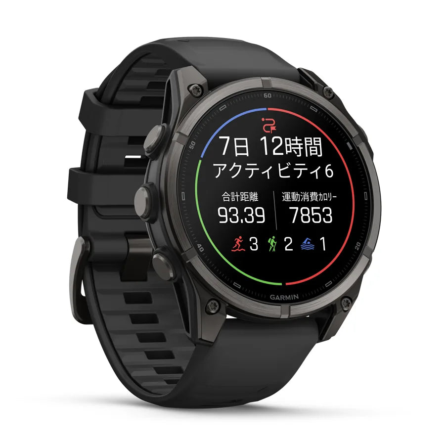 fēnix 9 Sapphire AMOLED 47mm DLC Ti / Black
