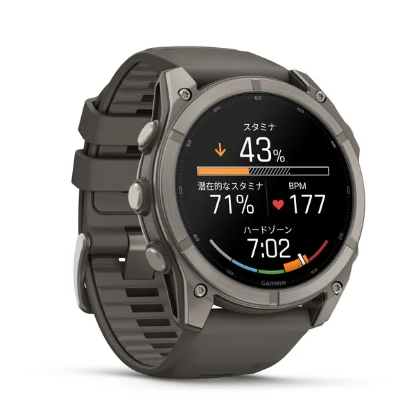 fēnix 9 Sapphire AMOLED 51mm Ti / Pebble Gray