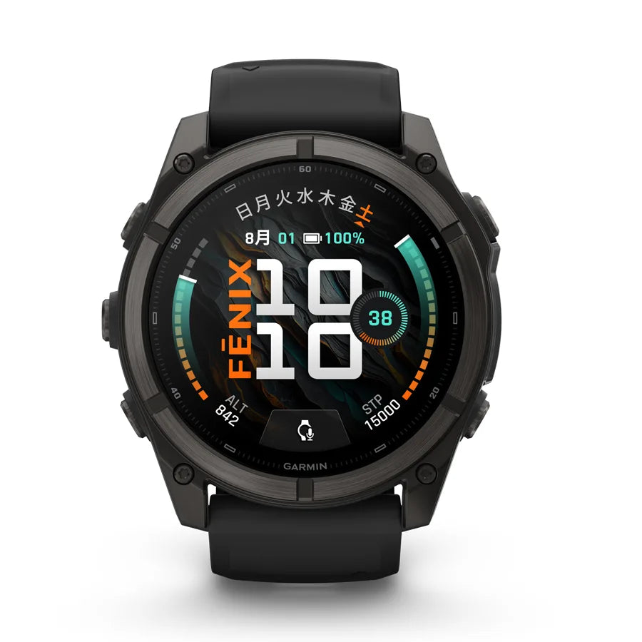 fēnix 9 Sapphire AMOLED 51mm DLC Ti / Black