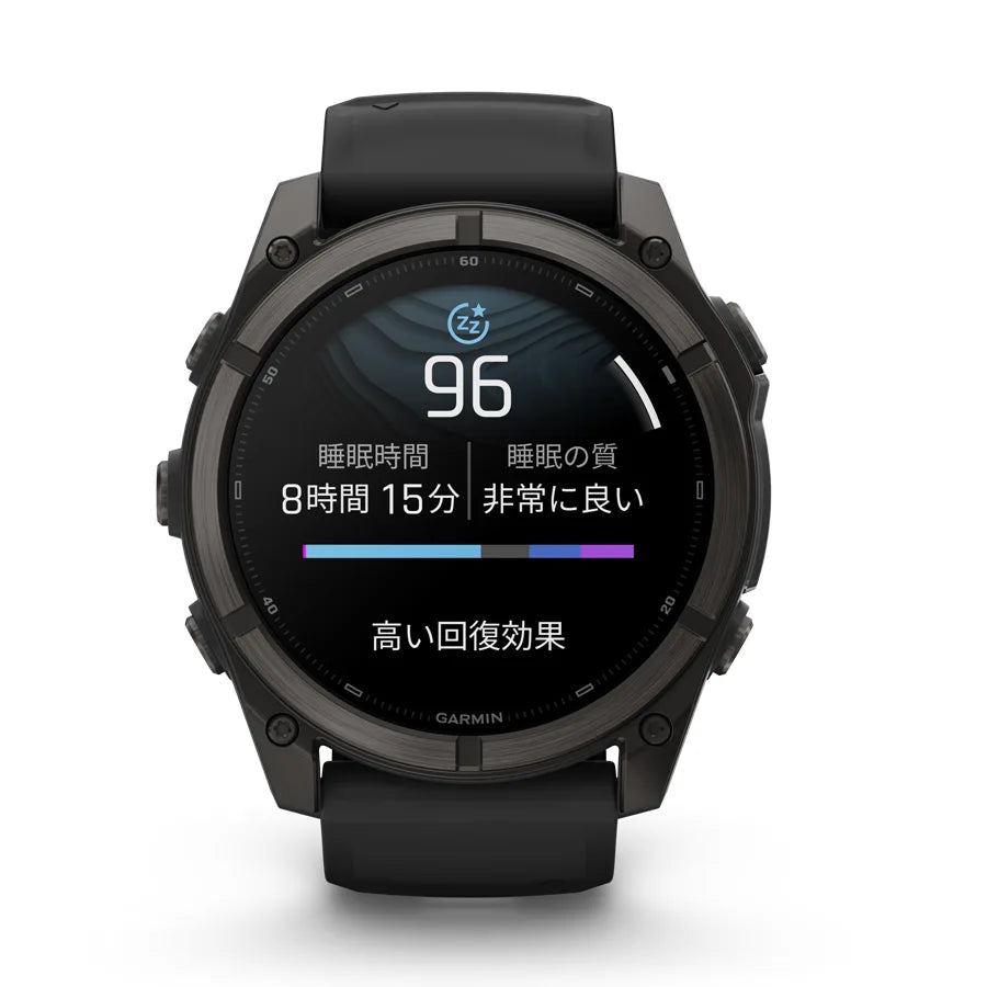 fēnix 9 Sapphire AMOLED 51mm DLC Ti / Black