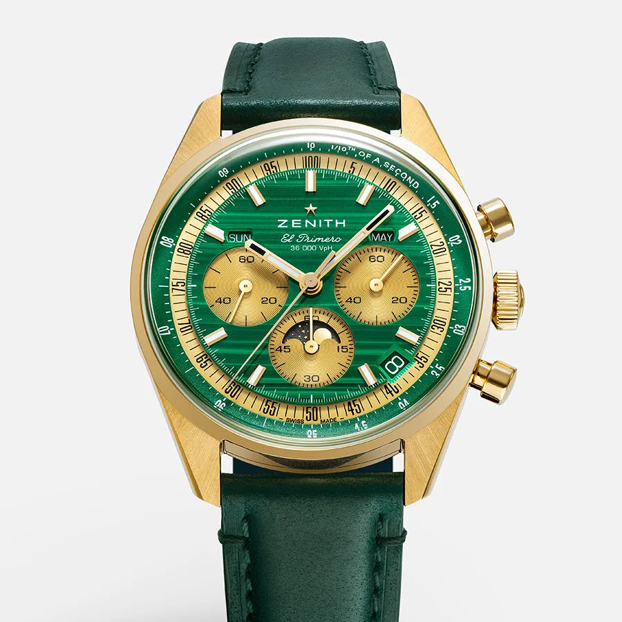 クロノマスター オリジナル トリプルカレンダー マラカイト