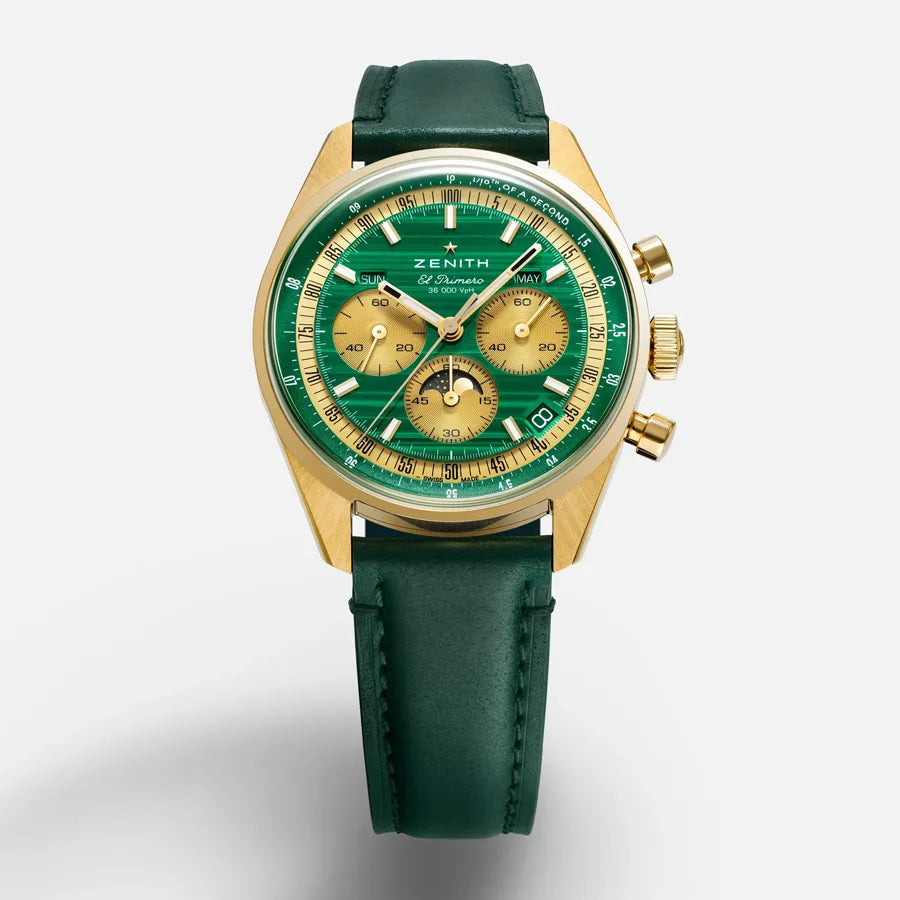 クロノマスター オリジナル トリプルカレンダー マラカイト