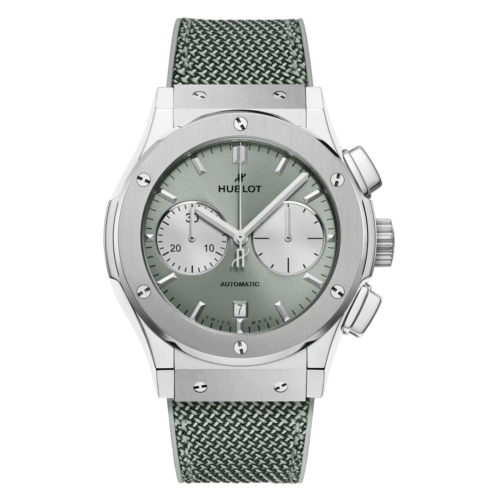 クラシック・フュージョン クロノグラフ チタニウム セージグリーン