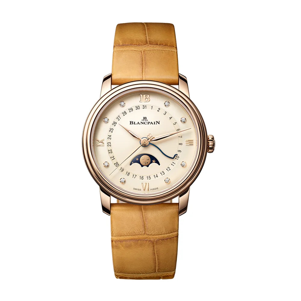 ヴィルレ デイト ムーンフェイズ - 6126N-3687-55B｜ブランパン