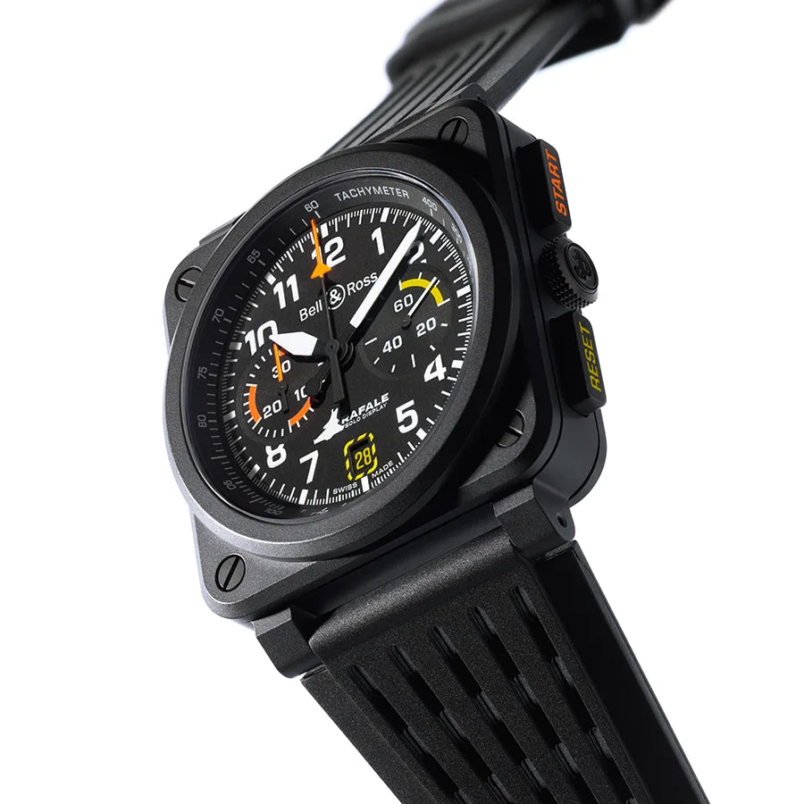 BR-03 CHRONO RAFALE SOLO DISPLAY - BR0394-RSD-CE/SRB｜ベル＆ロス