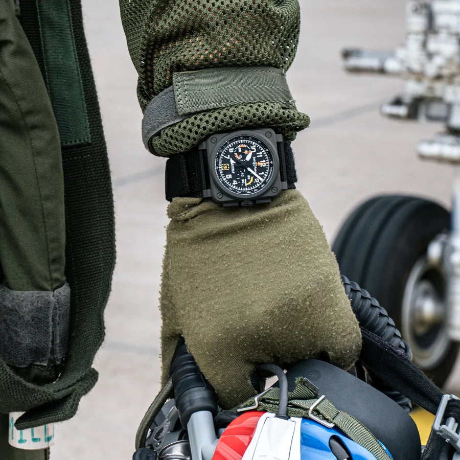 BR-03 CHRONO RAFALE SOLO DISPLAY - BR0394-RSD-CE/SRB｜ベル＆ロス