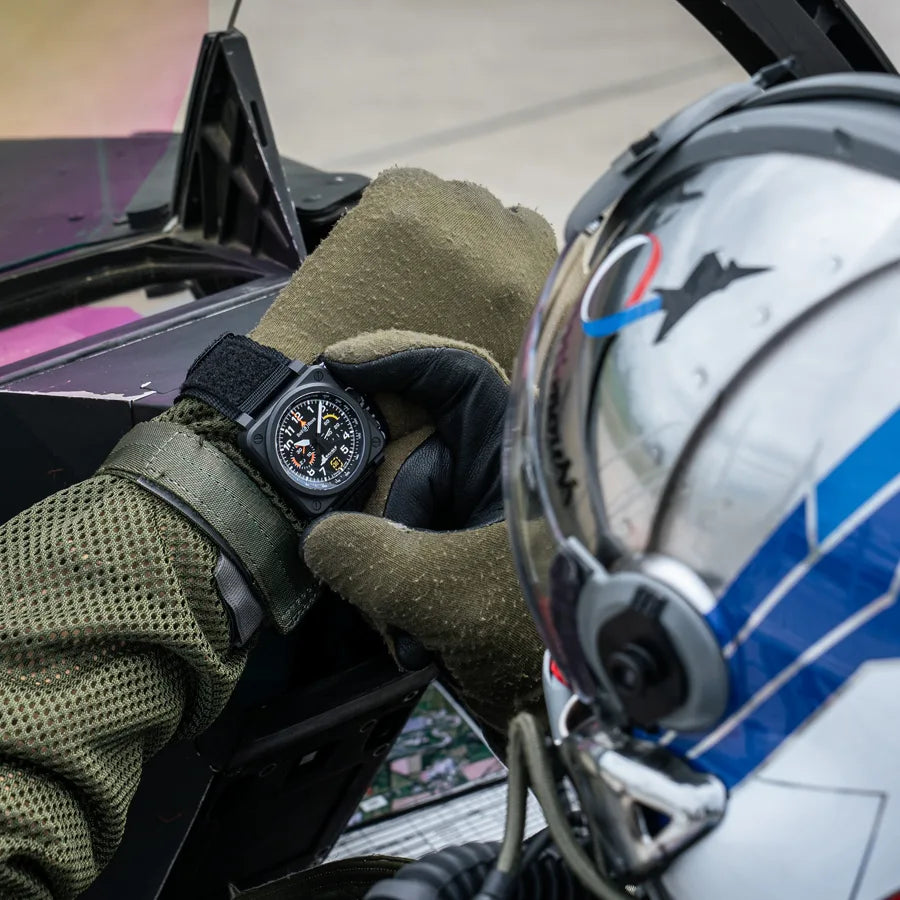 BR-03 CHRONO RAFALE SOLO DISPLAY - BR0394-RSD-CE/SRB｜ベル＆ロス