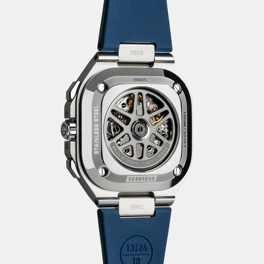 BR-05 CHRONO BLUE STEEL