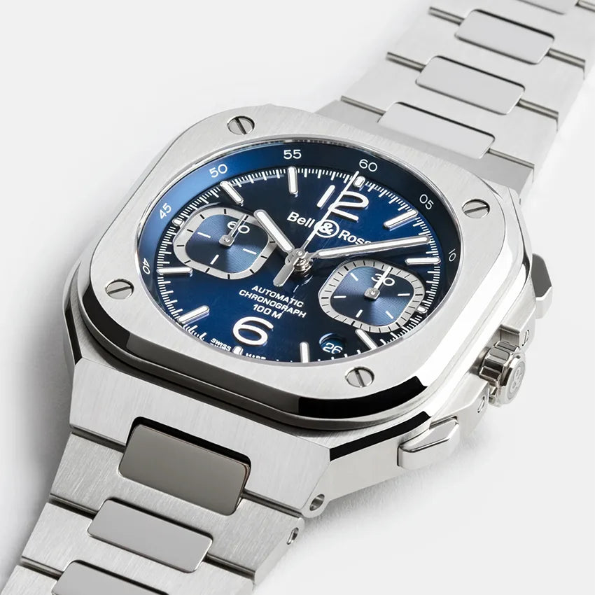 BR-05 CHRONO BLUE STEEL