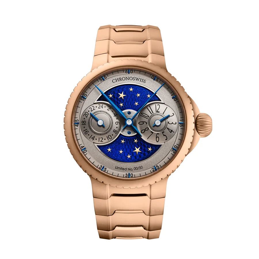 パルス GMT エナメル スカイ ゴールド - CH-4221REM-GRBL｜クロノ