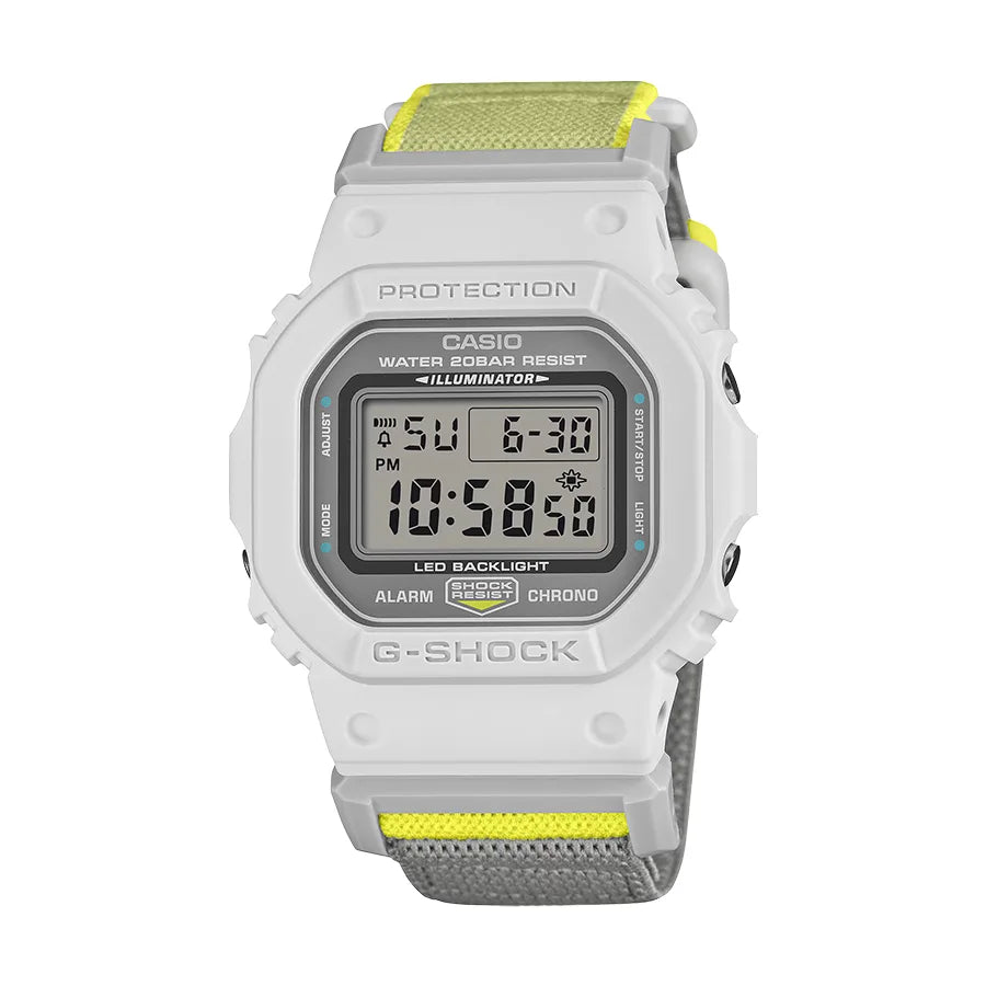 DW-5600MNC-7A8JF - NEW CLOTH BANDシリーズ クオーツ｜ジー・ショック