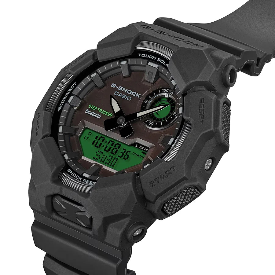 BLACK AND ELECTRO GREEN