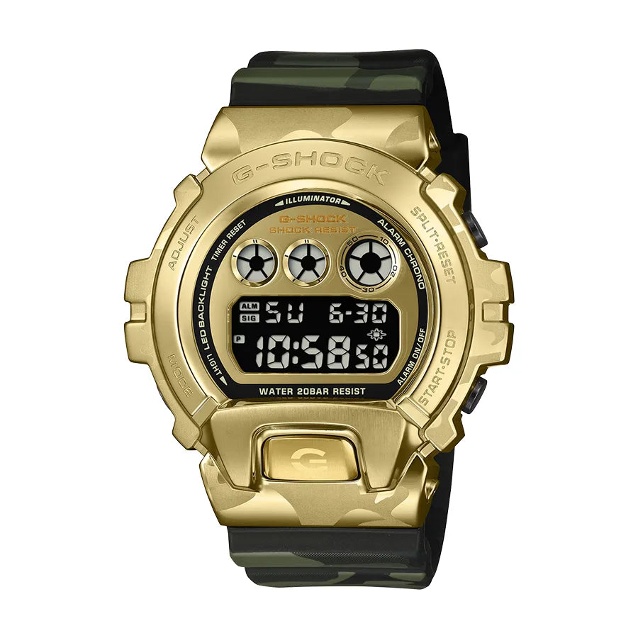 GM-6900CMG-3JF - BOLD CAMO SERIES, CAMO AND GOLD｜ジー・ショック