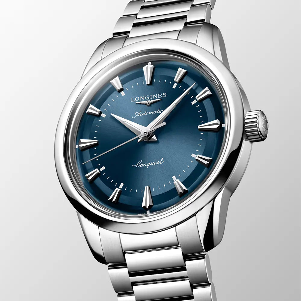 LONGINES 腕時計 コンクエスト デイト クォーツ ロンジン LONGINES コンクエスト 時計 メンズ デイト クオーツ QZ