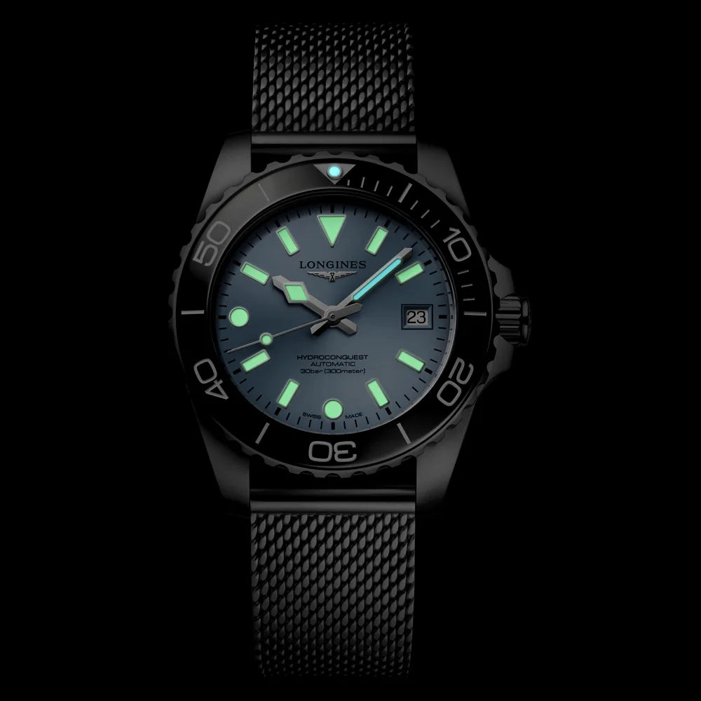 ハイドロコンクエスト - L3.779.4.99.6 サンレイ ブルー 39mm ハイドロコンクエスト - L3.779.4.99.6 サンレイ ブルー 39mm