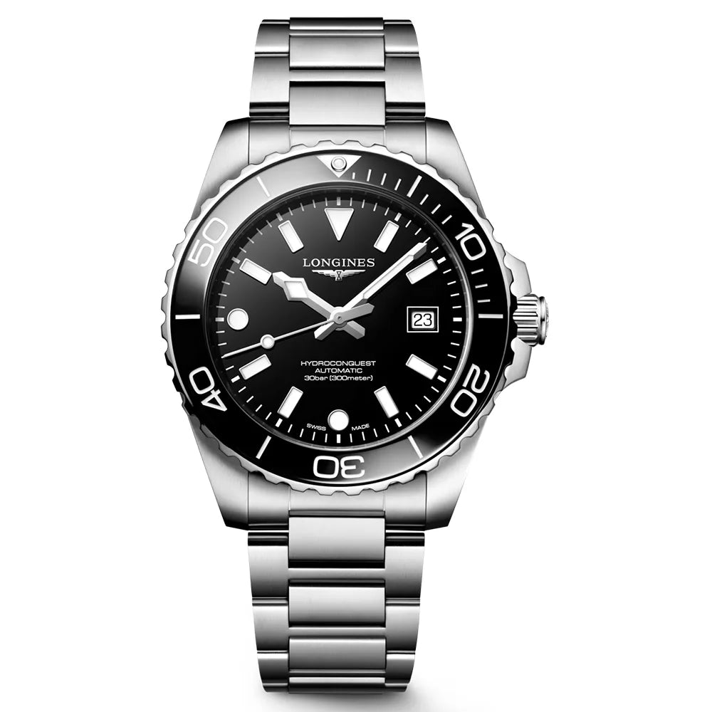 ハイドロコンクエスト - L3.788.4.56.6 ブラックラッカー 42mm