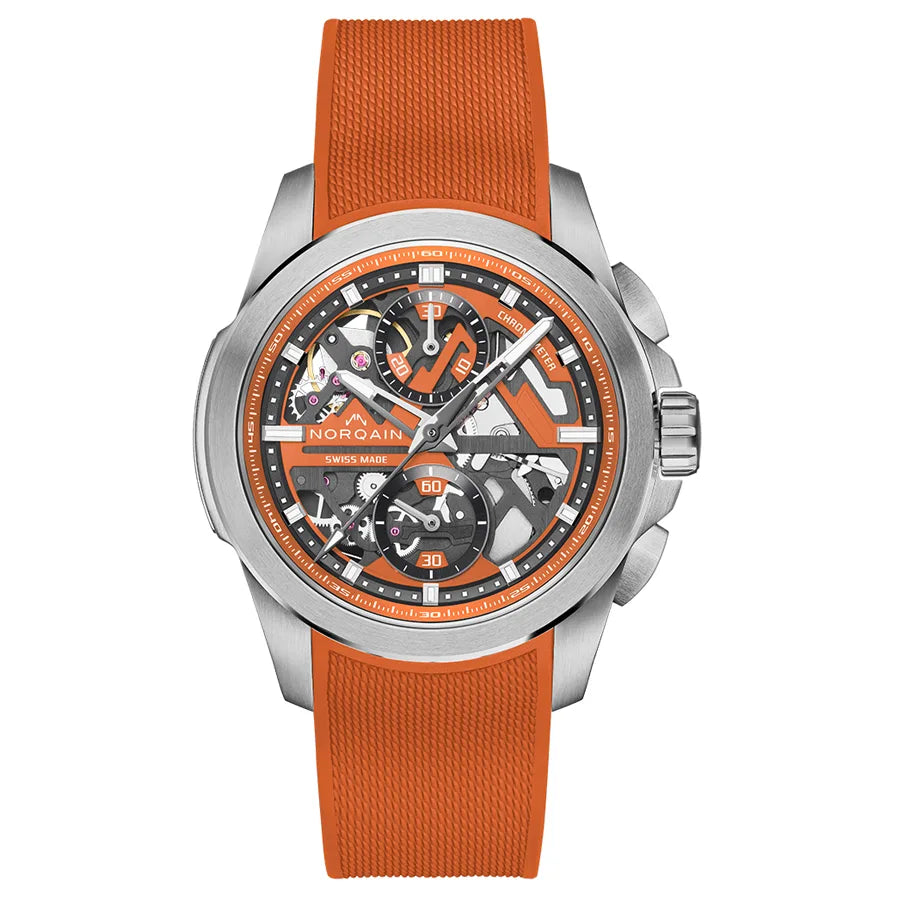 インディペンデンス スケルトン クロノ 42MM オレンジ - N3200.40S01