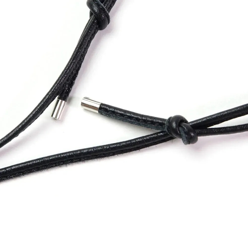 BI COLORS LEATHER GLASS HOLDER/Black & Black(SG1016B)