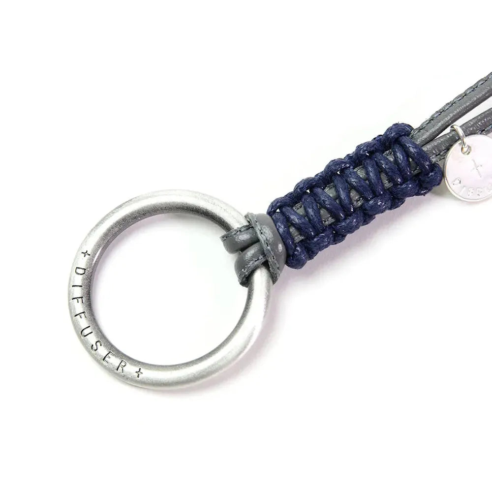 BI COLORS LEATHER GLASS HOLDER/Grey & Navy(SG1016D)