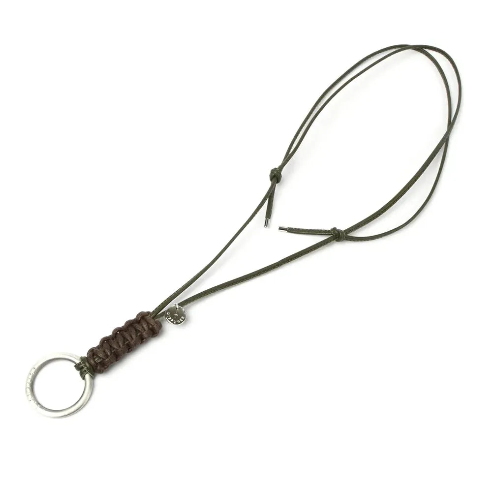 BI COLORS LEATHER GLASS HOLDER/Khaki & Brown(SG1016E)