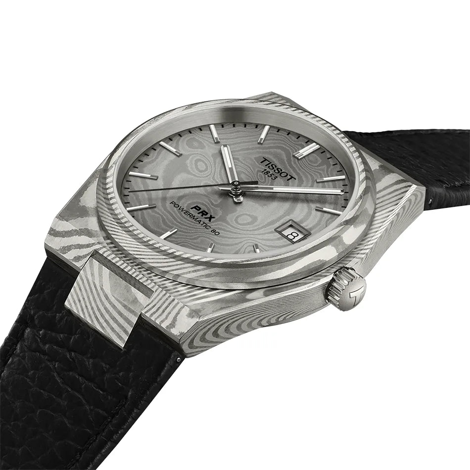 ティソ PRX ダマスカス スティール 38MM