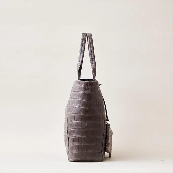 basilica tote MAKI / crocodile leather