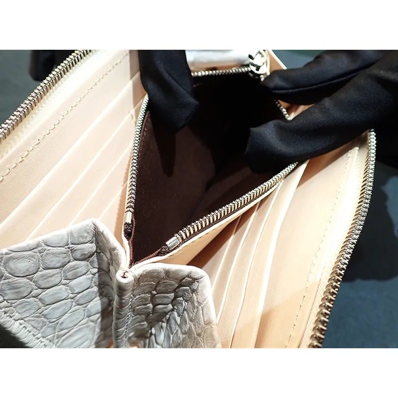 tower wallet / HIMARAYA crocodile leather