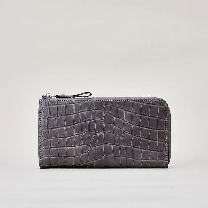 tower wallet / crocodile leather