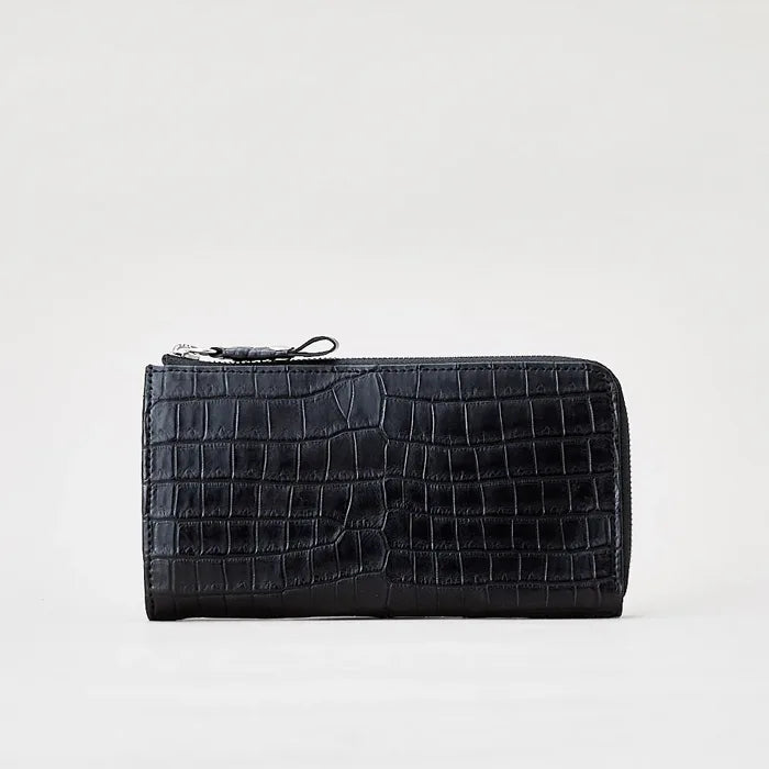 tower wallet / crocodile leather