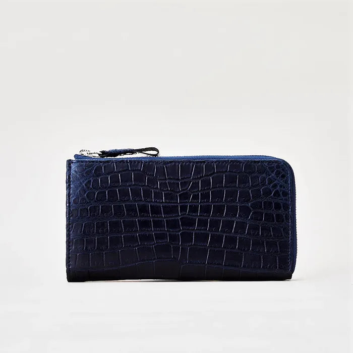 tower wallet / crocodile leather