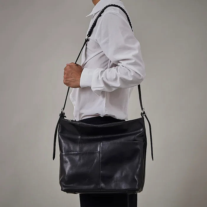 parallel shoulder MP / cow leather