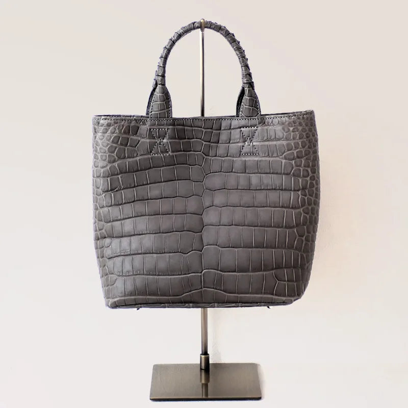 parallel tote SP / crocodile leather