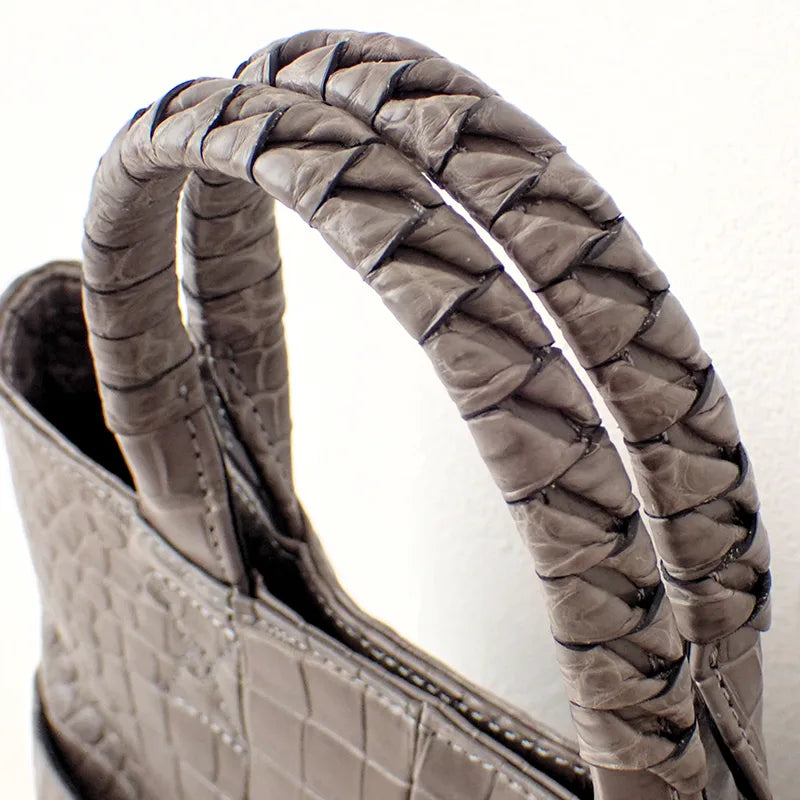 parallel tote SP / crocodile leather