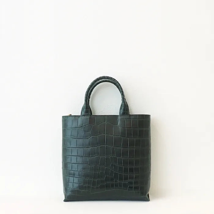 trace tote / crocodile leather