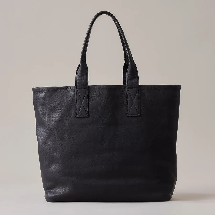 2handle tote L / ZEO LITE shrink leather