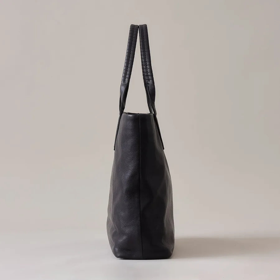 2handle tote L / ZEO LITE shrink leather