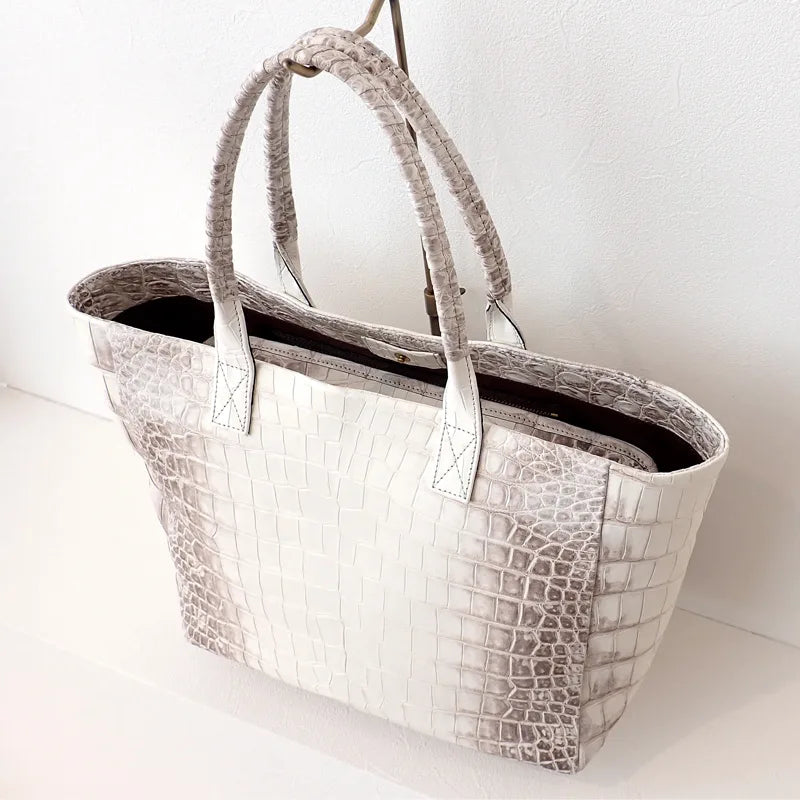 2handle tote M / HIMARAYA crocodile leather
