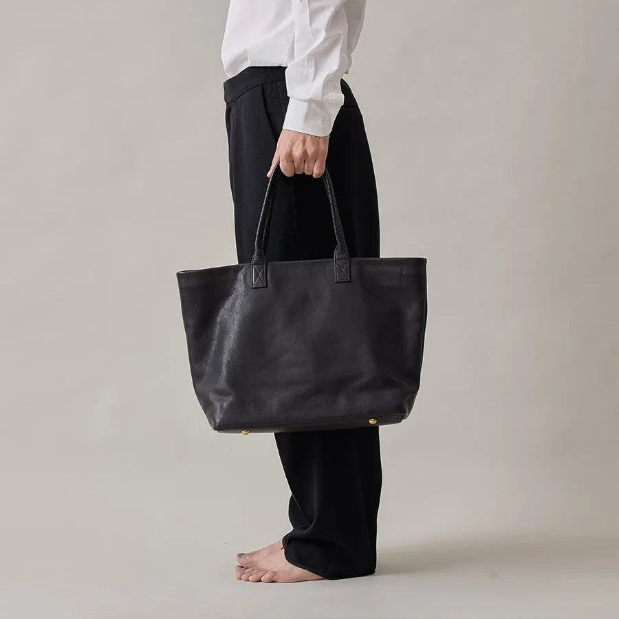 2handle tote M / ZEO LITE shrink leather