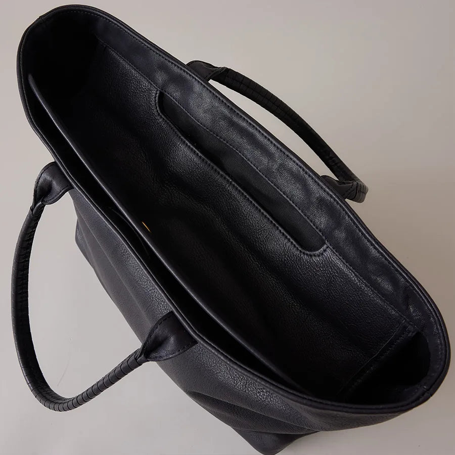 2handle tote M / ZEO LITE shrink leather