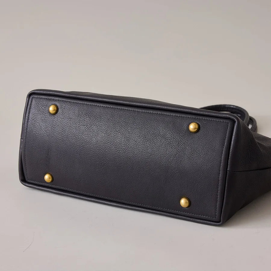 2handle tote M / ZEO LITE shrink leather